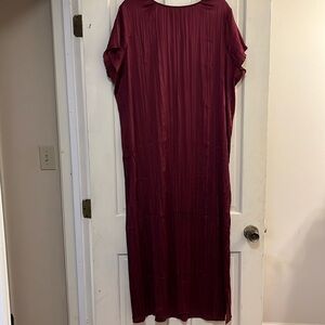 Madewell Burgundy Midi Dress